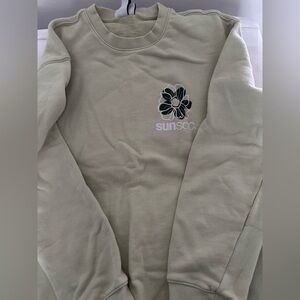 H&M light green Crewneck Sweater